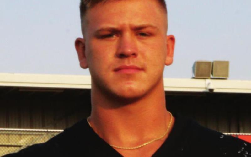 Cushing Tiger Haden Fry was named District 4A-2 overall player of the year for his eff orts on the field of play. Fry, a senior, plays middle linebacker and fullback for the Tigers.