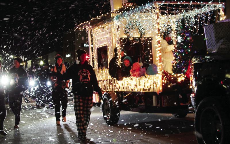 The Naimans MC group made the season merry and bright, bright, bright with a float that would rival the Griswolds’ earning the Mayor’s Choice award in the process.