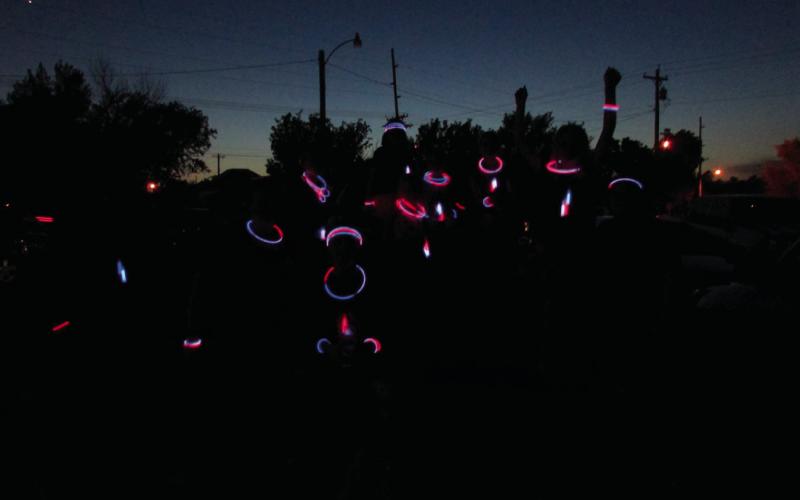 Fire Department members work to provide fireworks