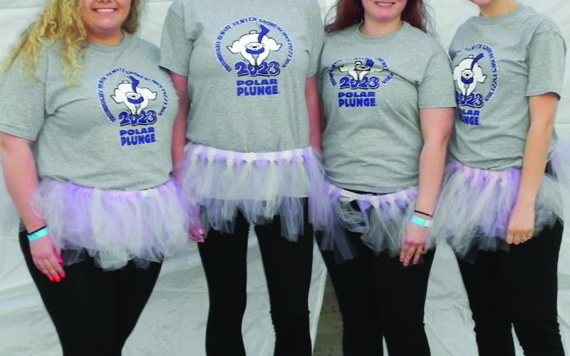 The Tooth Fairies, from left are Stephanie Hickman, Mallori Baker, Tiana Fernandez and Cassidy Snodgrass.
