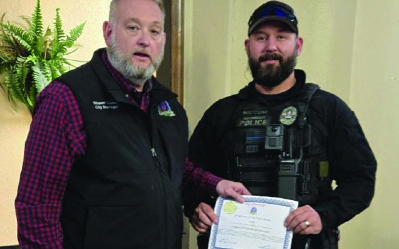 Drumright announces Employee of the Year