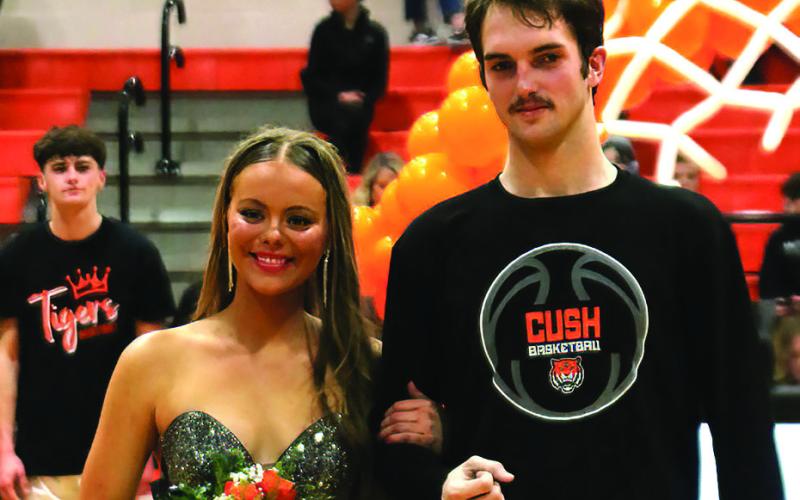 Candidates Cora Eyler and Lane Wood.
