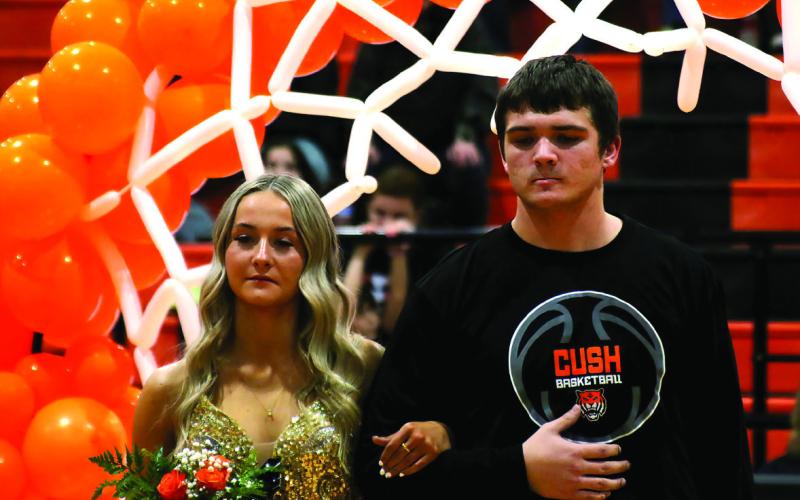 Candidates Kinsley Williams and Cason Brandon.