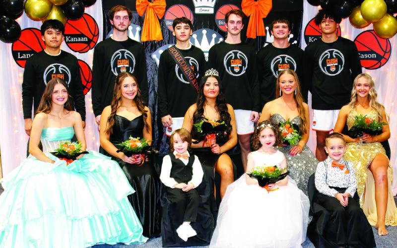 The 2025 CHS Basketball Homecoming Court.