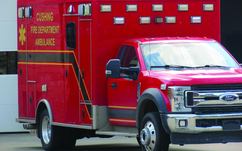 Cushing Fire Department proposes ambulance rate increase