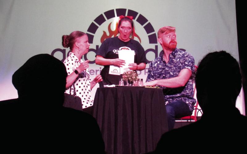 The best play/director winner chosen by the people during last year’s One-Act Festival was “Bad Dates” directed by Michele Music. Music will be have a chance to win again since she is directing a different play in this year’s festival.