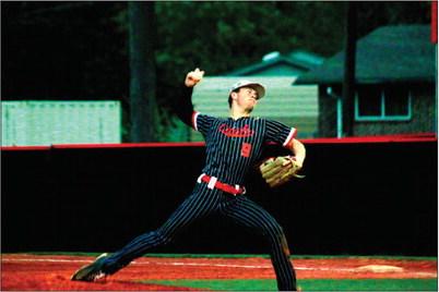 Jake Horn threw a three hitter and struck out 15 batters in seven innings to lead the Tigers to their 21st win of the season.