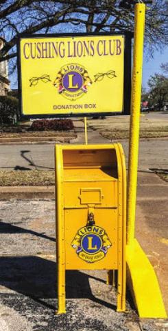Lions Club eyeglass box spruced up