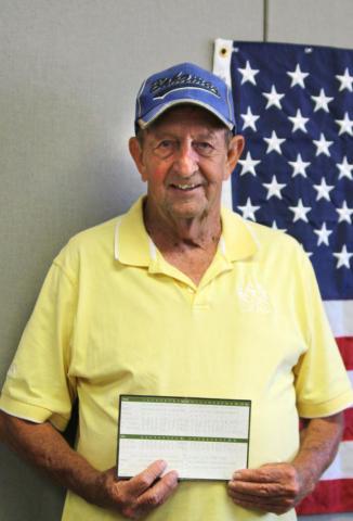 Local golfer shoots age