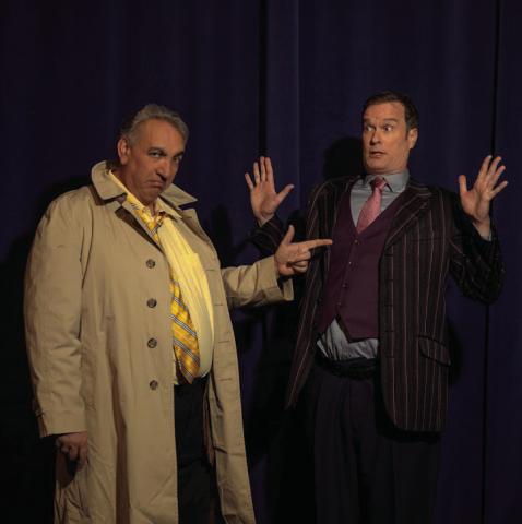 Amon, as Chris, as Inspector