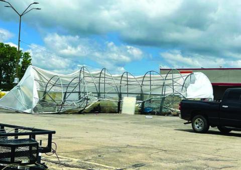 Cushing Storm Damage