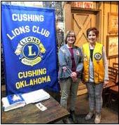 Cushing Lions Club Gets Schooled by Former Cushing Middle School Teacher