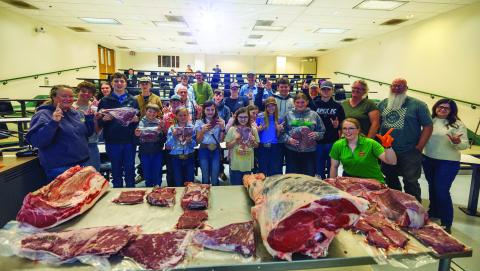 The workshop concluded with a taste-testing exercise. Different beef cuts were prepared without seasoning, and participants evaluated each sample based on flavor, texture, tenderness and juiciness.