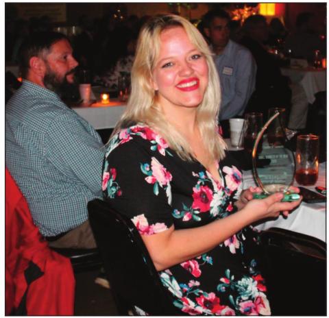 Megan Newman’s business, BeYouTiFul Boutique was selected as Cushing Small Business of the Year, 2021.