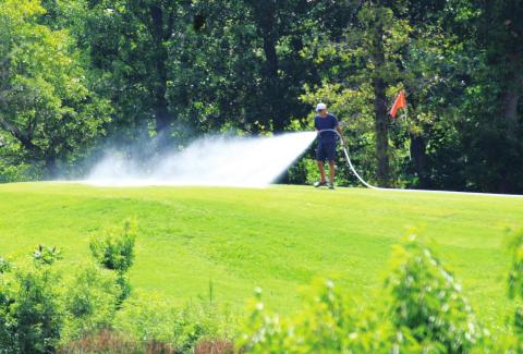 Cooling down the greens