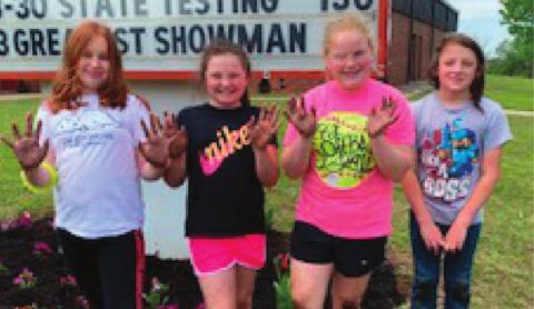 Bradley Elementary students spruce up the landscape