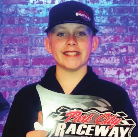 Tyler Crow finshed out the 2021 season at Tulsa’s Port City Raceway as Jr. Sprint Champion.