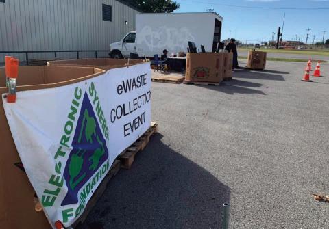 Electronic Synergy Foundation will be returning to Cushing for an e-waste recycling event. The last event took place three years ago.