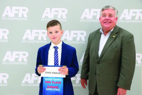 Agra Student Excel at Central District AFR Speech Contest