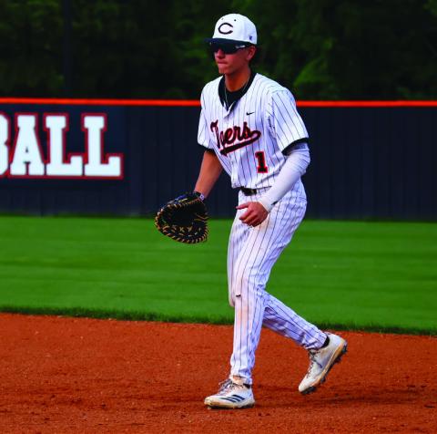 Beau Ladd was perfect at first base this week in both wins over Seminole. Photo by Sylvia Danyele