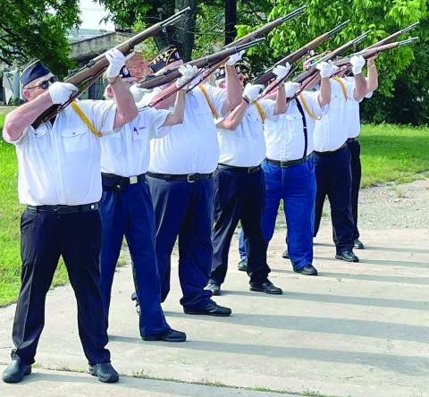 Cushing American Legion Post 108 honors those who made the ultimate sacrifice for our freedoms with a 21 gun salute on Memorial Day, Monday, May 29.