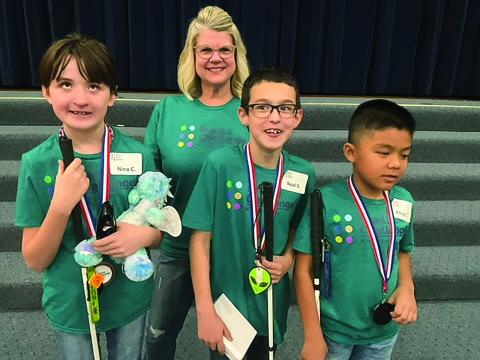 Cushing student medals at Oklahoma Braille Challenge