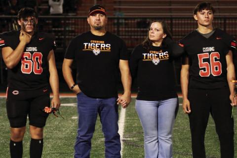 Baker Butler, left, and Noah Butler, right, the sons of Chris and Rae Butler