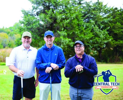 CWA Group won 1st place in the AM A Flight (L-R): George Coffman, Jimmie Dedmon, Tim Merchant