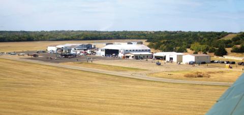 Cushing Municipal Airport. Photo by J.D. Meisner