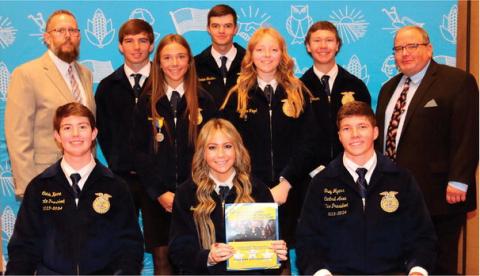	Cushing FFA officers participate in COLT conference