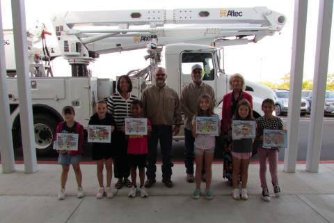 The City of Cushing electrical distribution team