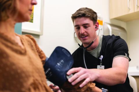 Education and personalized care are central to visits in the cardiology clinic, where the care team helps patients better understand their heart health.