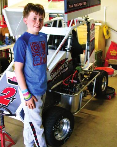 When he’s behind the wheel of his #2t Junior Sprint car, 11-year-old Tyler Crow has been leaving everyone in the dust at Port City Raceway in Tulsa. Tyler has won each of the first four A-Feature races this season and is the current points leader.