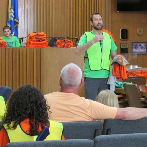 City of Cushing Chairman B.J. Roberson,