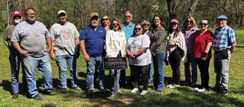 Nature Preserve plaque revealed to honor retired