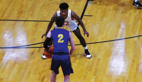 Noah Jones sizes up his quarry.