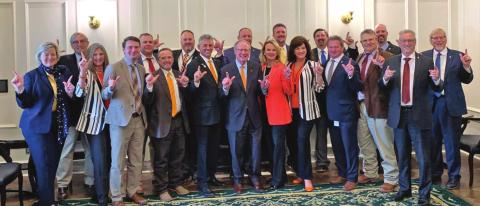 Pres. Hargis Honored at Capitol