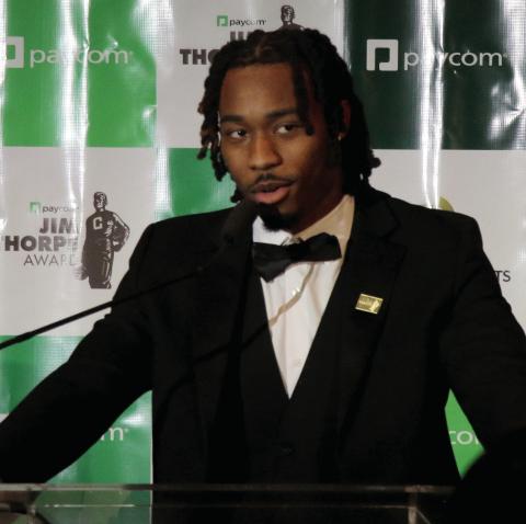 Jim Thorpe Award Winner Jahdae Barron