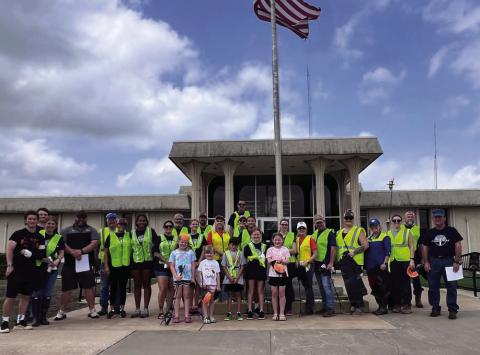 Over a dozen volunteers met at Cushing City Hall on April 27 for the local Great American Clean Up (GACU) project led by Cushing Pride. Cushing Pride organizes the local project for the GACU initiative annually. Statewide it is a collaborative effort between Keep Oklahoma Beautiful and the Oklahoma Department of Transportation and is part of a larger initiative to clean and beautify the state.