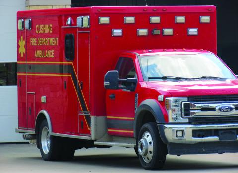 Cushing Fire Department proposes ambulance rate increase