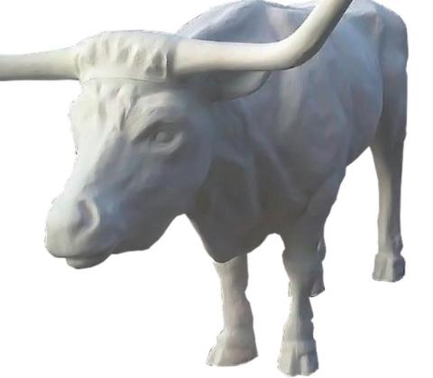 Purchasers will receive unpainted, raw statues to design and paint in a way that best represents their brand to be displayed on business property.