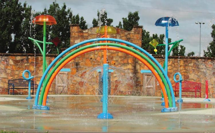 The Drumright Splashpad is open for business.