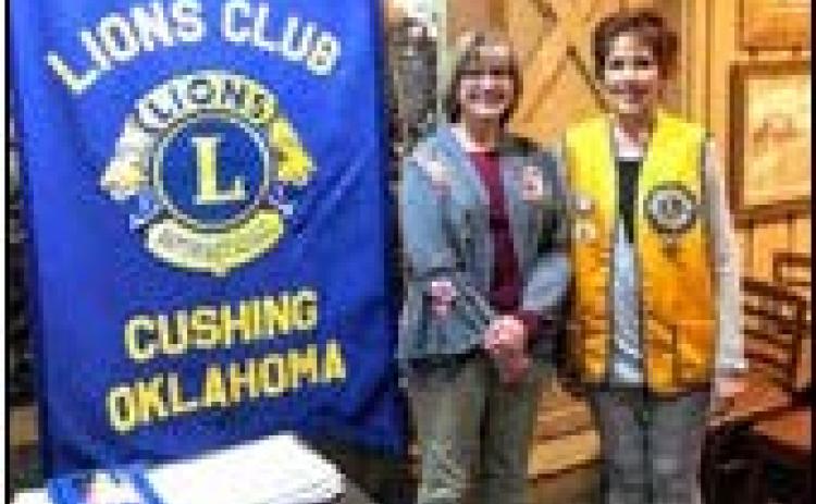 Cushing Lions Club Gets Schooled by Former Cushing Middle School Teacher