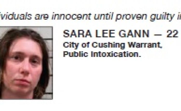 City of Cushing Arrests