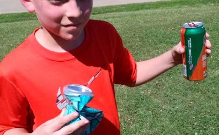 Area youth doing his part