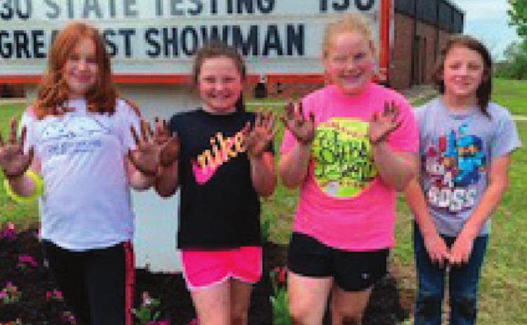 Bradley Elementary students spruce up the landscape
