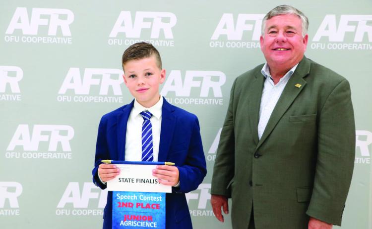 Agra Student Excel at Central District AFR Speech Contest
