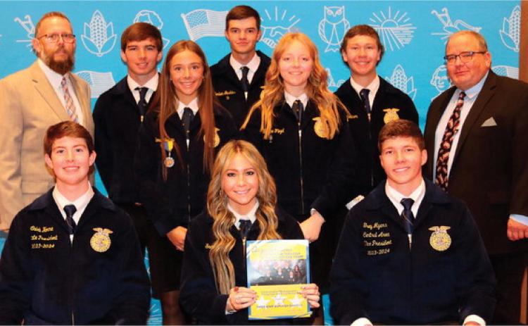 Cushing FFA officers participate in COLT conference