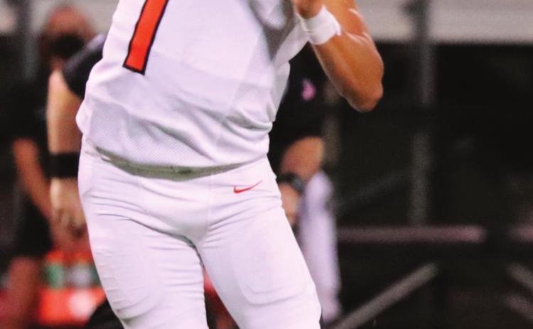 Tiger quarterback Blaze Berlowitz