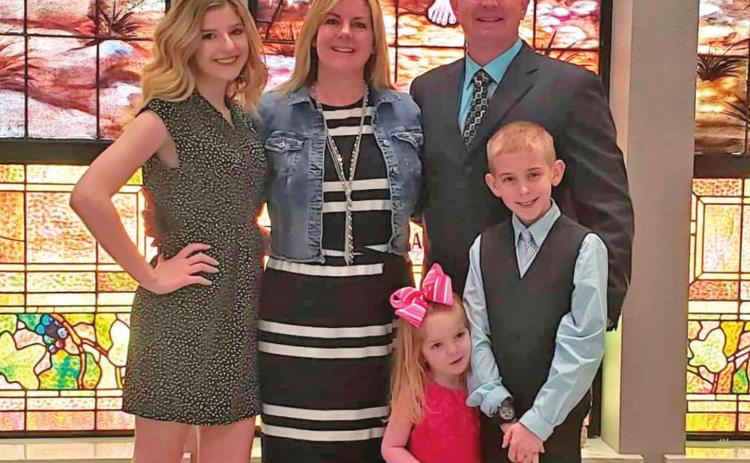 Jennifer Blankenship’s family includes her daughter Hannah, 16; Jennifer; daughter Chloe,4; husband Chris; and son Tyler,12.